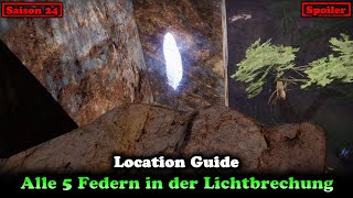 Alle Federn in Die Lichtbrechung Standort  Saison 24 Episode Echos Destiny 2 Final Shape [upl. by Hamid]