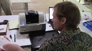 See A Demonstration of The GIAs FTIR Diamond Check Used To Identify Type iia Diamonds At The Crater [upl. by Dickey]