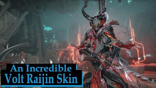 Volt Raijin Skin is Incredible  Warframe [upl. by Nivej]