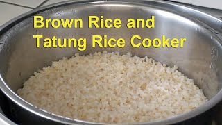 Brown Rice and Tatung Rice Cooker – JJK’s Way [upl. by Cattan988]