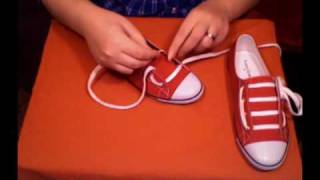 Shoe Lacing Lessons 1 Bicycle Lacing [upl. by Engenia]