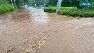 Nach Gewitter ⚡🌧 Land unter in Niedersachsen 16082020 [upl. by Hanae833]