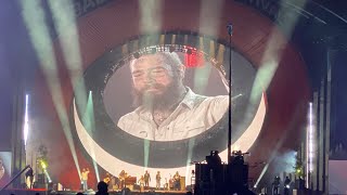 Post Malone performing Circles live at Global Citizen Festival NYC 2024 [upl. by Ragde]