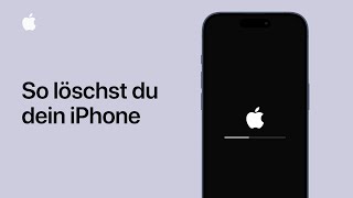 So löschst du dein iPhone  Apple Support [upl. by Dev719]