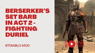 Where is Duriel My Berserkers set Barbarian  Challenge run [upl. by Samira]