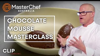 Heston Blumenthals Mousse Masterclass  MasterChef Australia  MasterChef World [upl. by Ahsha884]