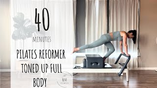 Pilates Reformer  Intermediate  Full Body Workout [upl. by Byler]