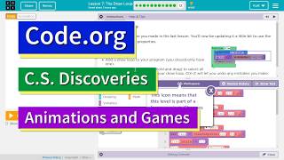 Codeorg Lesson 128E The Draw Loop  Tutorial with Answers  CS Discoveries Unit 3 [upl. by Sidon353]