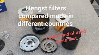 Hengst oil filters from different factories compared [upl. by Heid]