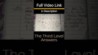 The Third Level Class 12 Question Answers  Vistas Class 12 Question Answers Chapter 1 shorts cbse [upl. by Nylorahs3]