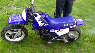 Démarrage PW YAMAHA 50cc [upl. by Aihtiekal271]