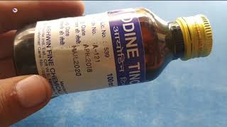 Iodine Tincture Syrup  Iodine Tincture Solution uses benefits review in Hindi [upl. by Wales340]