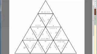 Maths ROTW 1  Tarsia Twist [upl. by Kremer94]