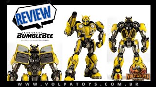 Action Figure Bumblebee  Threezero  DLX  Transformers  Diecast  REVIEW  UNBOXING VOLPATOYS [upl. by Norreg]