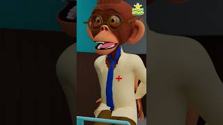 Doctor Bola Ui Ui Ui  Aaj Mangalwar Hai  Hindi Nursery Rhyme  Animal Song kidsvideo monkey [upl. by Eltsyrhc801]