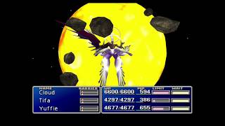 Final Fantasy VII Safer Sephiroth OneWinged Angel  Final Boss Battle [upl. by Bowers]