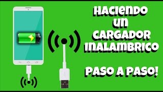 CARGADOR INALAMBRICO CASERO CON ALCANCE DE HASTA 16 METROS REAL  ENTec [upl. by Aleemaj]