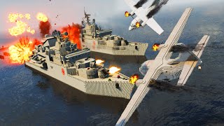 Realistic BATTLESHIP Destruction 😱 Teardown [upl. by Malloy]