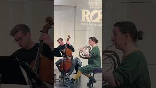 Shorts Anneke Scott amp the Consone Quartet part of WAMozart Rondo  Allegro Concerto in Eb K371 [upl. by Hosbein]