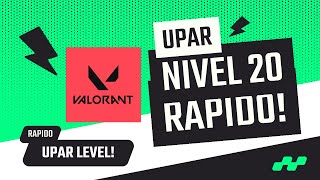 Como obter o LVL 20 RÁPIDO no Valorant 2024  ATUALIZADO [upl. by Ayotl]