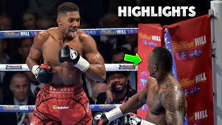 Anthony Joshua vs Dillian Whyte HIGHLIGHTS  BOXING KO FIGHT HD [upl. by Navonoj873]