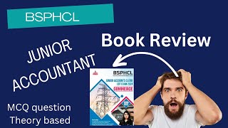 BSPHCL junior accountant clerks vacancy 2024  Best book for commerce [upl. by Chamberlin]