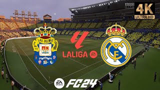 Las Palmas vs Real Madrid  La liga  EA FC 24  PS5™ 4K HD [upl. by Aggappora]