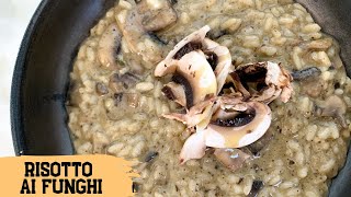 Risotto ai funghi Champignon con mantecatura speciale Da provare senza indugi  Acquolinainbocca [upl. by Garreth993]