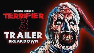 TERRIFIER 3 TRAILER BREAKDOWN  10 THINGS YOU MISSED amp ANALYSIS [upl. by Corron]