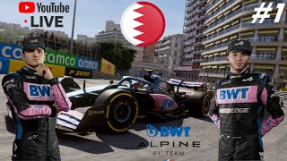 LIVE  F1 23  Dernière carrière Solo chez Alpine  GP Bahreïn 1 [upl. by Neufer498]