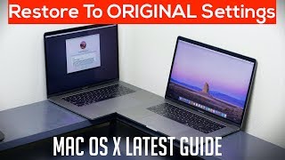 Macbook Pro Factory Restore to Original Settings  Mac OS X 2020 LATEST GUIDE [upl. by Mariellen44]