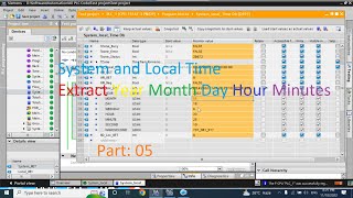 TIA Portal Extract Date and Time in Year Month Day Hour Minutes Seconds Nanoseconds [upl. by Ned]