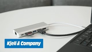 KjellTV  Plexgear Multiadapter för USBC [upl. by Oikim410]