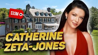 How Catherine ZetaJones lives and how much she earns [upl. by Dranreb]