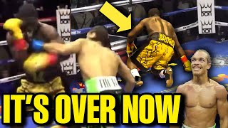 Adrien Broner KNOCKED DOWN Loses to Blair Cobbs [upl. by Gar]