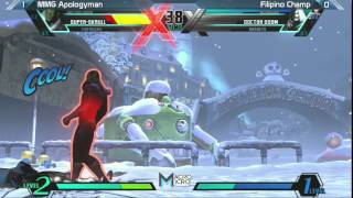 UMVC3 MMG Apologyman vs Filipino Champ  Alpha Clash 10 [upl. by Masera494]