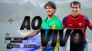 AO VIVO SEMIFINAL  SURFE MASCULINO  OLIMPÍADAS 2024 olimpiadas2024 aovivo AO VIVO [upl. by Nottus]