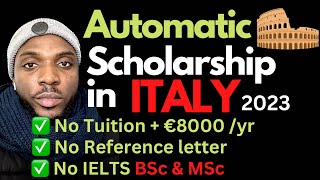 How to apply for Italy Scholarship  Scholarship for University of Genova  Italy Scholarship 2023 [upl. by Allin]