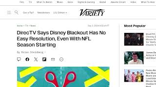 Do not expect a quick resolution to the Directv Disney Dispute [upl. by Cecile]