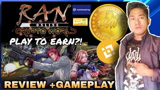 RAN ONLINE CRYPTO WORLD RCW TOKEN REVIEW TAGALOG GAMEPLAY AND SCHOLARSHIP PROGRAM [upl. by Arette]