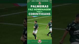 PALMEIRAS HOMENAGEIA CORINTHIANS EM CAMISA [upl. by Yanrahc]