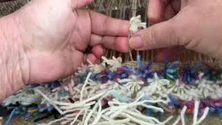 How to Tie a Rya Rug Knot [upl. by Llertnov712]