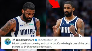 NBA REACT TO KYRIE IRVING VS LOS ANGELES CLIPPERS  MAVERICKS VS CLIPPERS REACTIONS [upl. by Noelyn823]