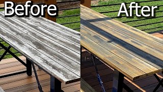 How to Seal Outdoor Wood Furniture with Valspar Exterior Sealer [upl. by Angid591]