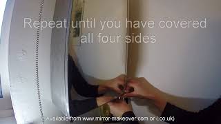 mirrormakeovercouk For DIY renovation of black edged or desilvering mirrors [upl. by Veno]