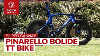 The Fastest Bike In The World  Filippo Gannas Pinarello Bolide Time Trial Bike [upl. by Guild835]