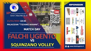 FALCHI Ugento Vs SQUINZANO Volley  10 giornata del campionato nazionale di Serie C  Girone B [upl. by Astrix]