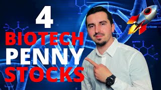 4 Biotech Penny Stocks To Buy NOW  MASSIVE Upside Potential  🚀 [upl. by Ahselat]