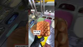 POV you’re making delicious bubble waffles 🧇😍 🎥 TikTok  biyiklireis [upl. by Arabrab853]