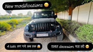 Apni thar me new modifications kra li😅॥अभि और पैसा लगेगा😢 5 door na lena ka sahi desisionmodified [upl. by Tiffanie]